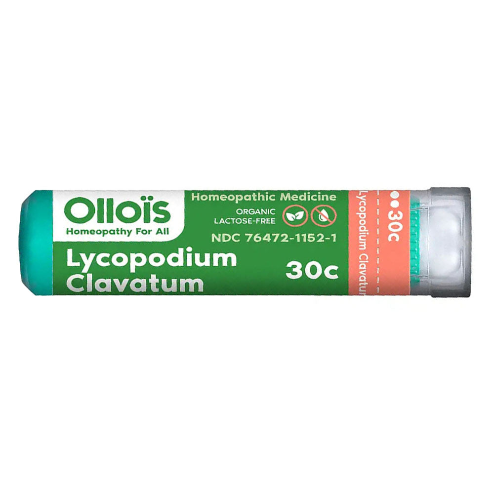 Ollois Lycopodium Clavatum 30c Organic Lactose Free Homeopathic Pellets, 80 Ea